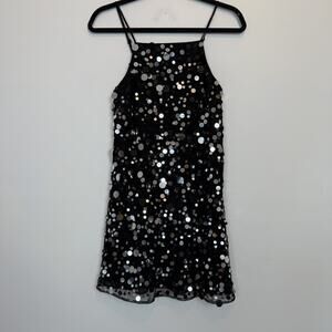 Asos sequin mini dress XS party festival disco 90s semi formal